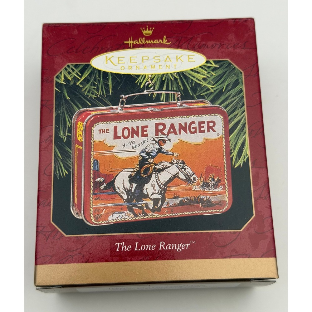 Hallmark Keepsake Ornament 1997 The Lone Ranger Lunch Box Pressed Tin QX6265